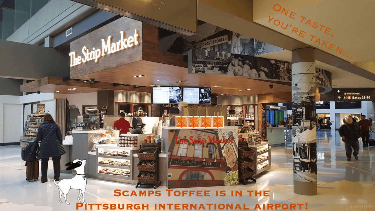 Scamps Toffee at a new location!