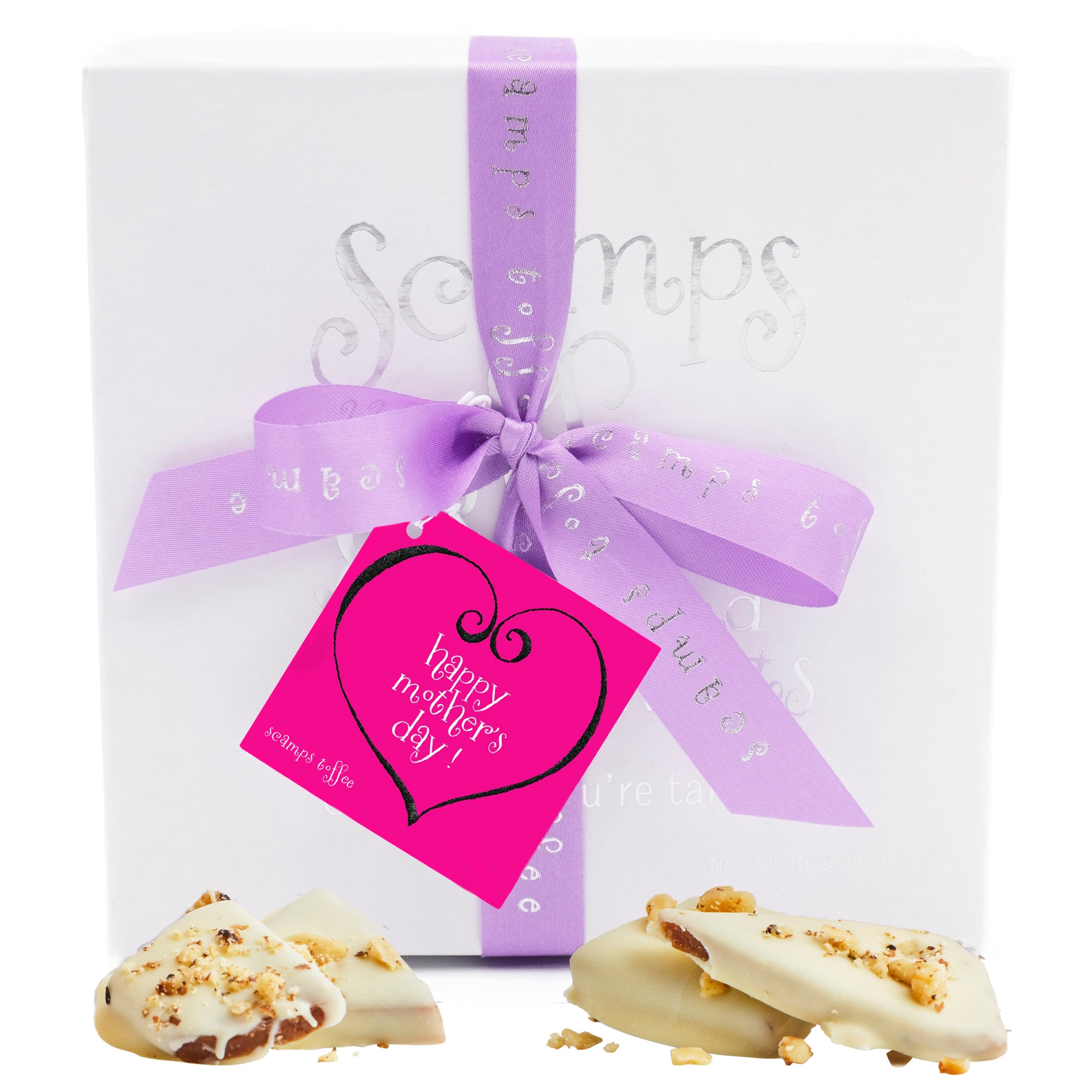 Mother's Day White Chocolate Toffee