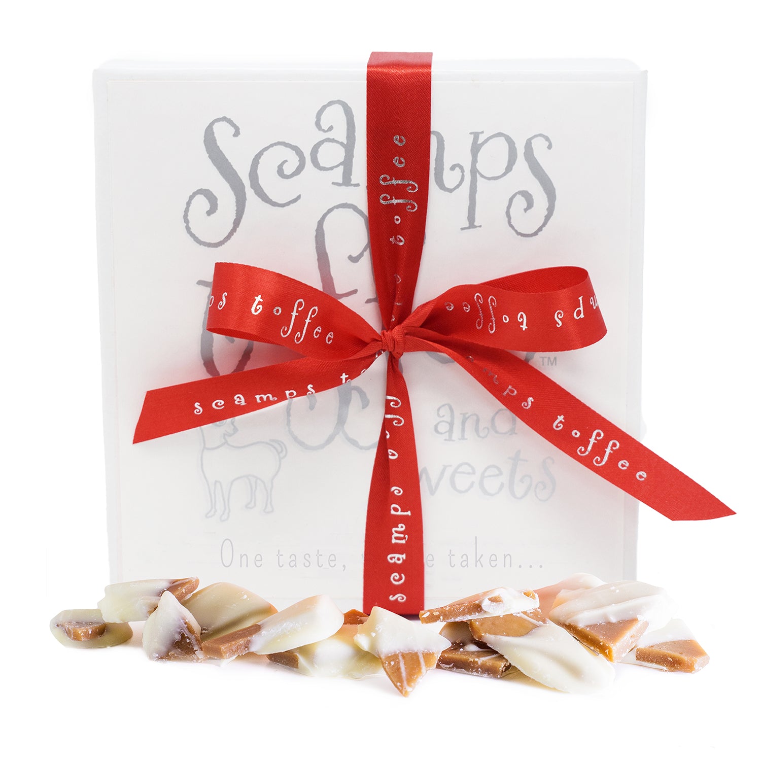 Holiday White Chocolate Toffee