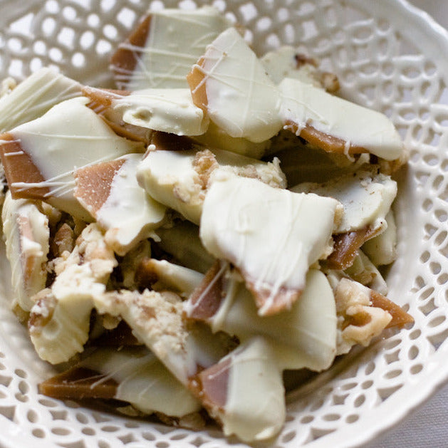 Mother's Day White Chocolate Toffee