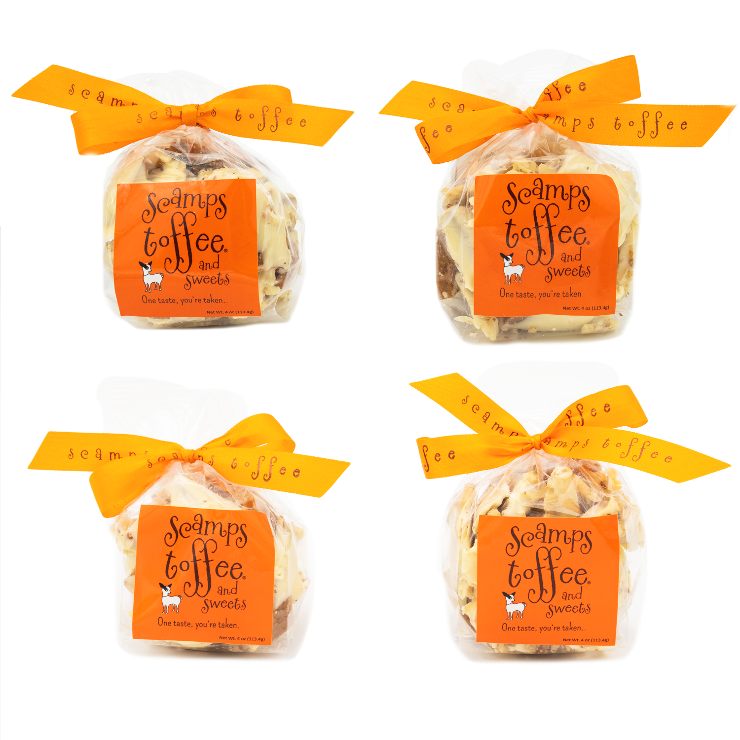 4oz Toffee Bags- Set of 4